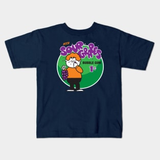 Sour Grapes Bubble Gum Kids T-Shirt